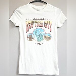 Aeropostale Classic Crew Short Sleeve NYC 1987 Graphic Tee Size XS
